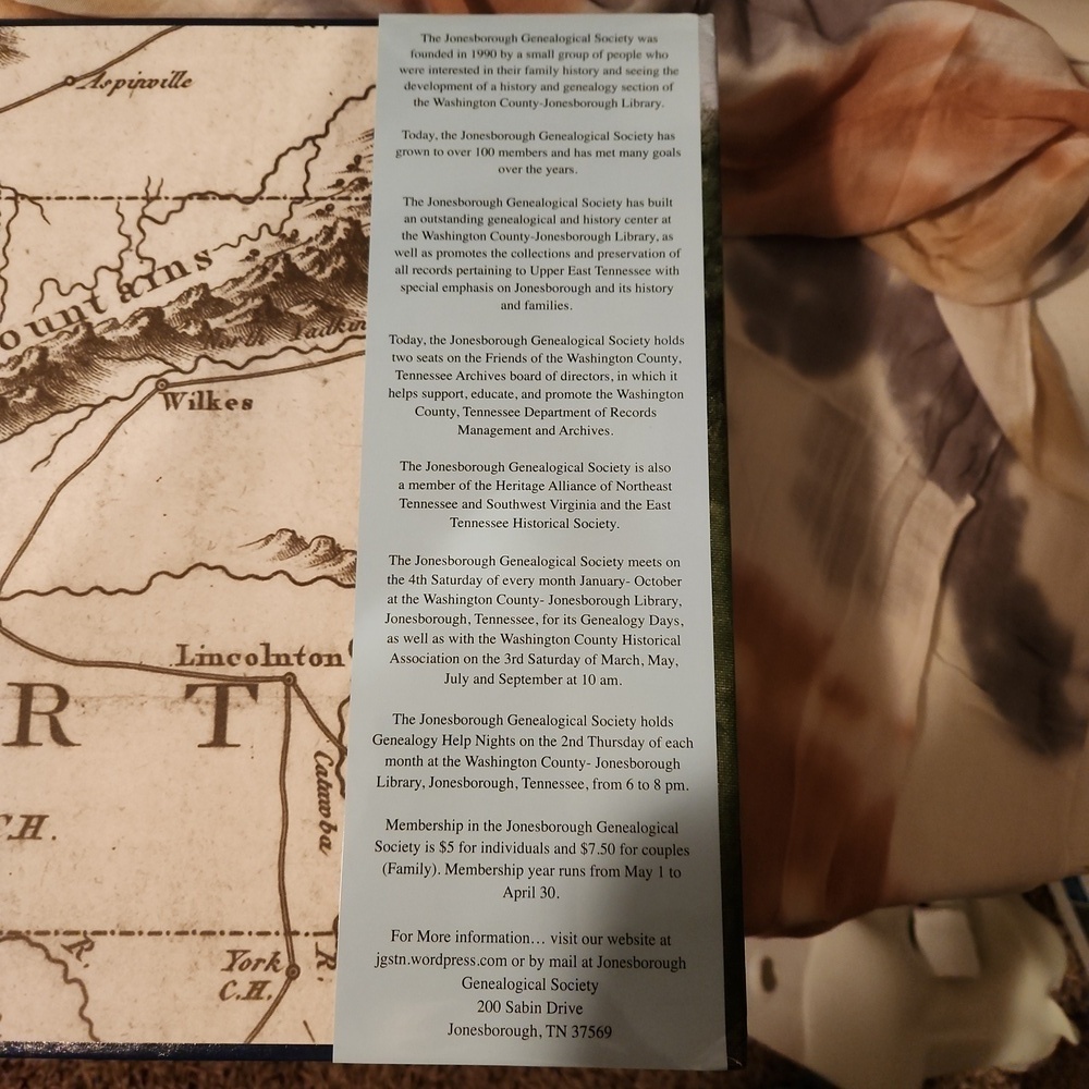 Early Settlers Washington County Tennessee 1768 1777 - Picture 6 of 7
